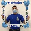 Novembro Azul – Funcionários vestem azul e apoiam a causa